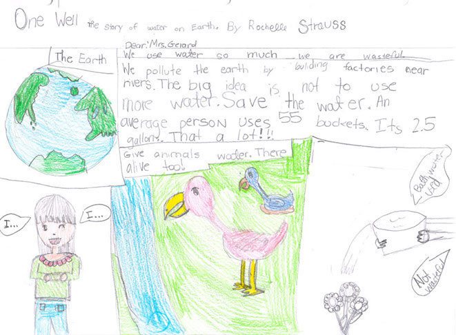 Student response to the book One Well, the story of water on Earth