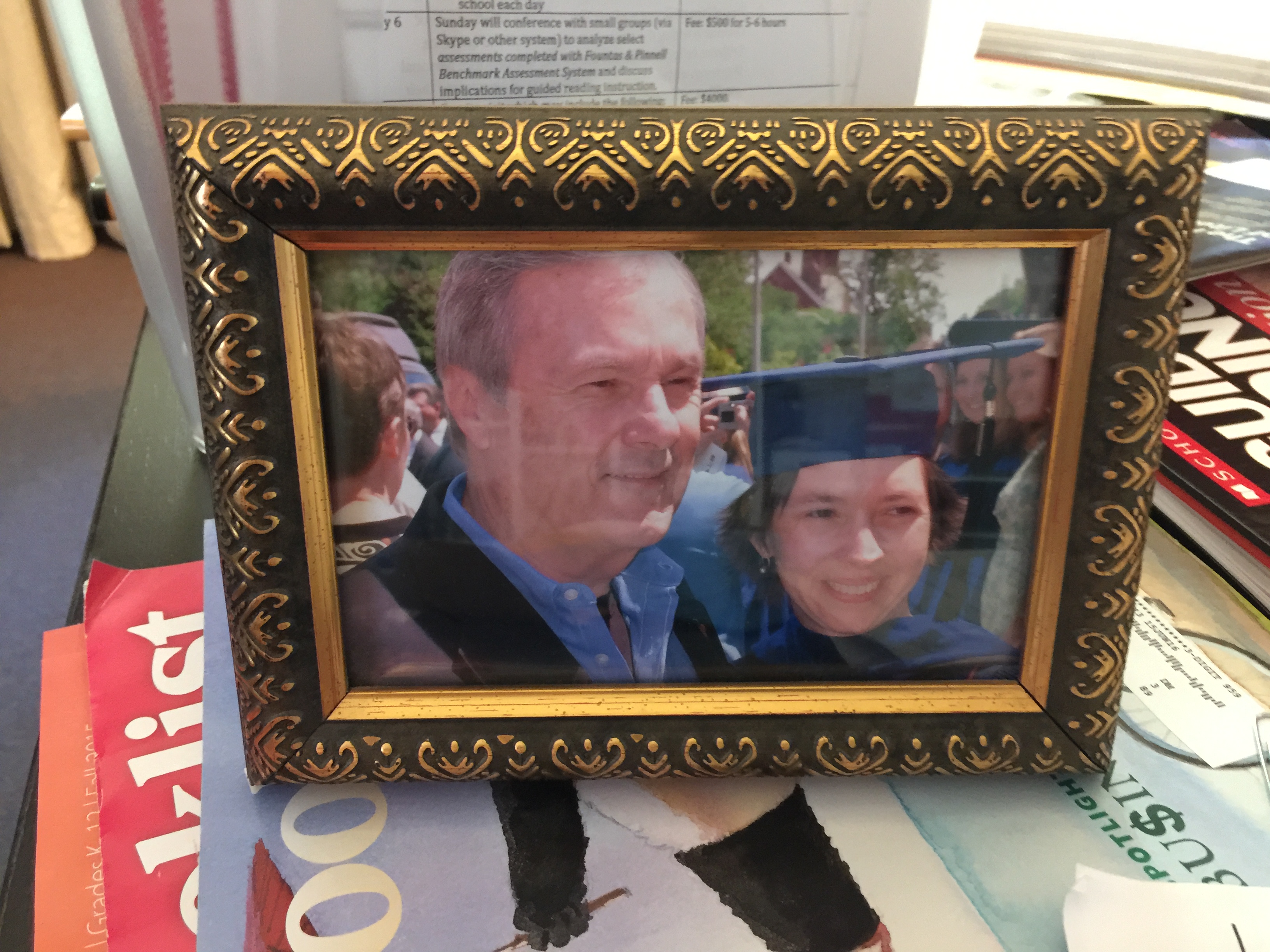 dad and me at graduation