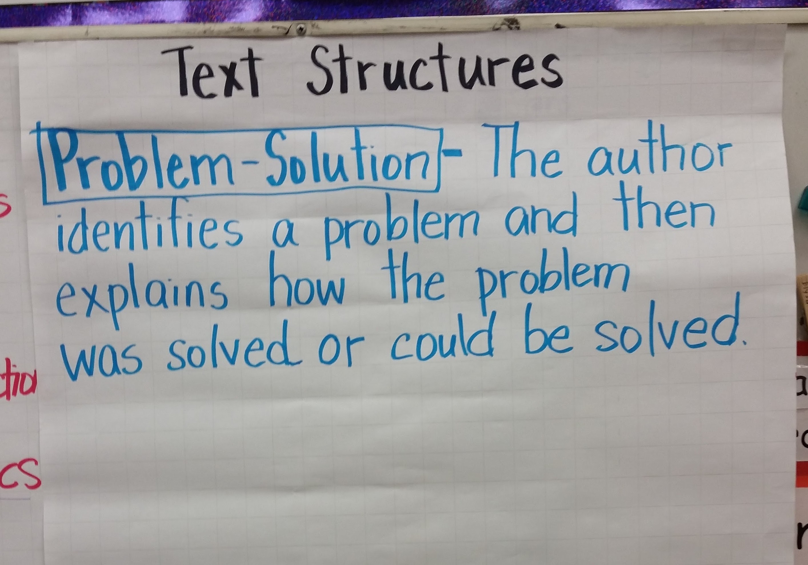problem solution text structure